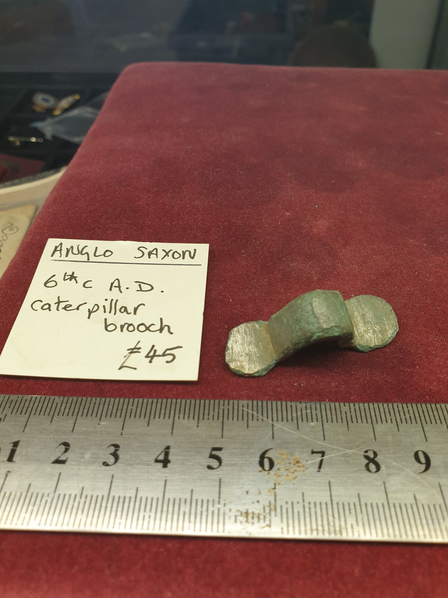 Anglo Saxon 6th C A.D Caterpillar Brooch