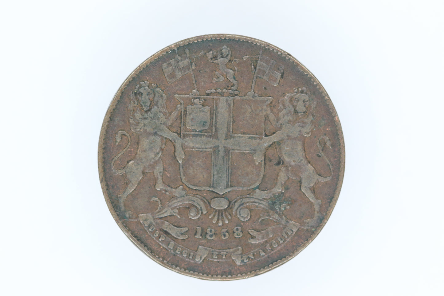 East India Company 1858 1/4 Anna