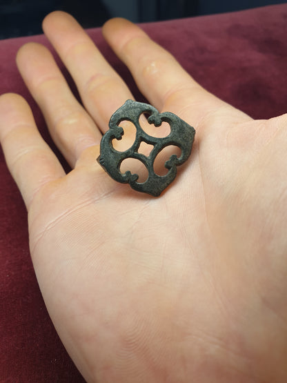 Roman 2nd C A.D Openwork Plate Brooch