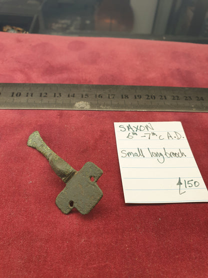 Saxon 6th-7th C A.D. Small Long Brooch