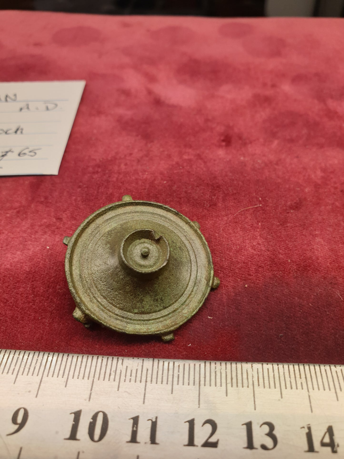 Roman 2nd C A.D. Plate Brooch