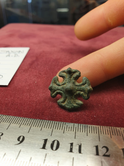 Anglo Saxon 7th-8th C A.D Cross Brooch