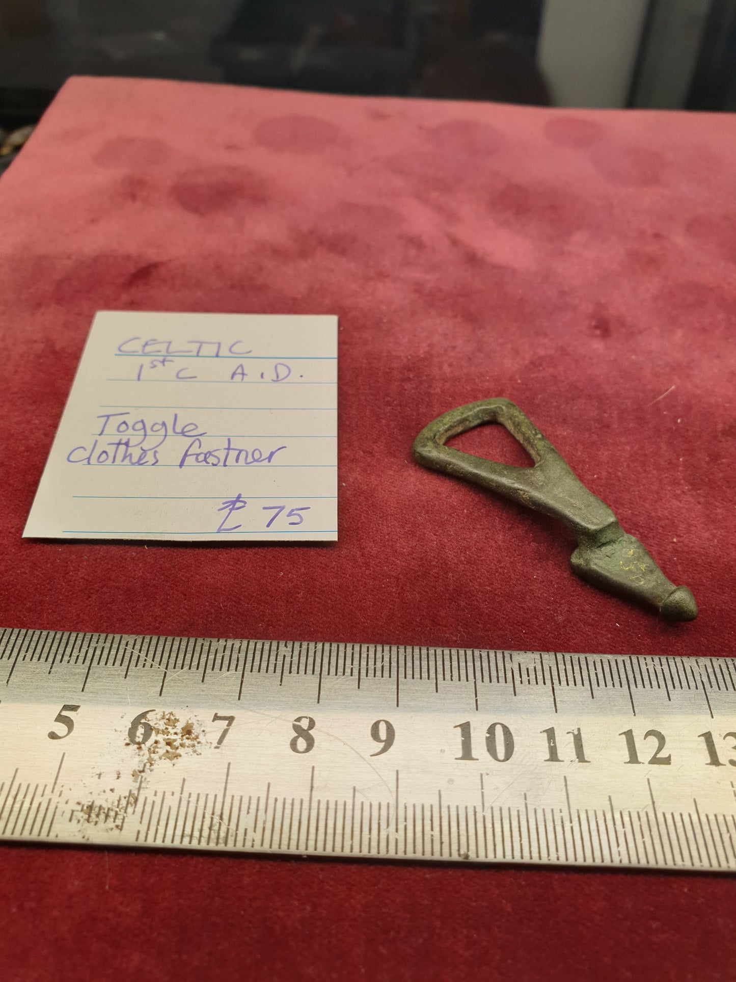 Celtic 1st C A.D Toggle Clothes Fastner