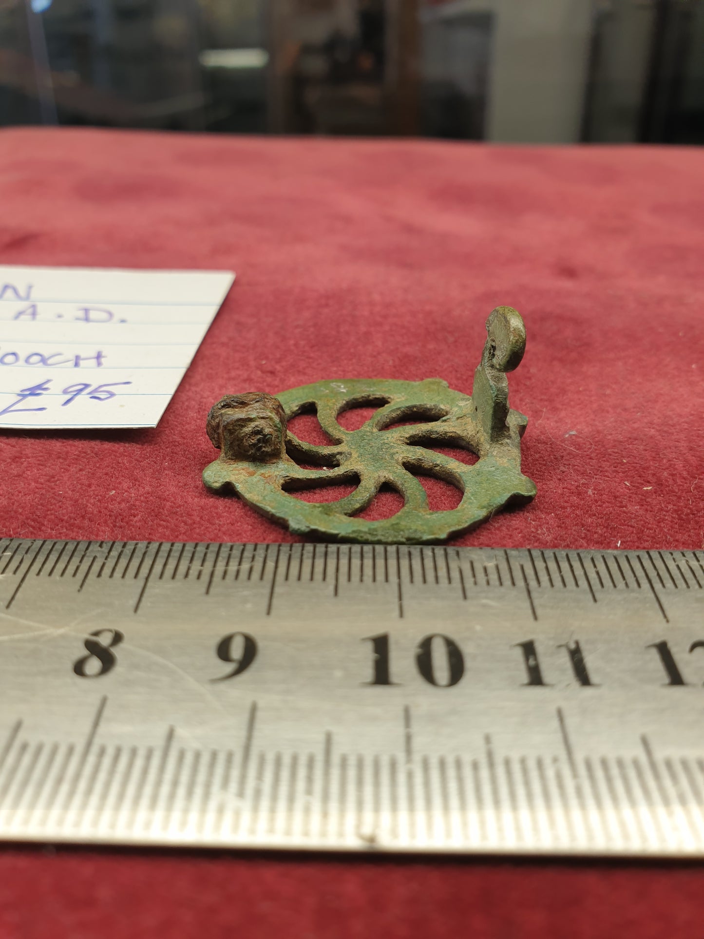 Roman 2nd C A.D Wheel Brooch