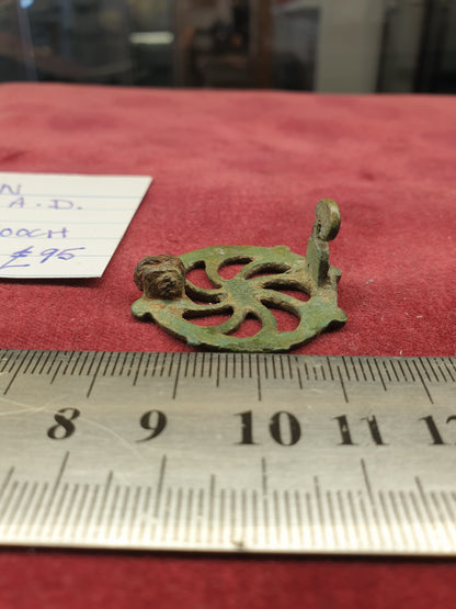 Roman 2nd C A.D Wheel Brooch
