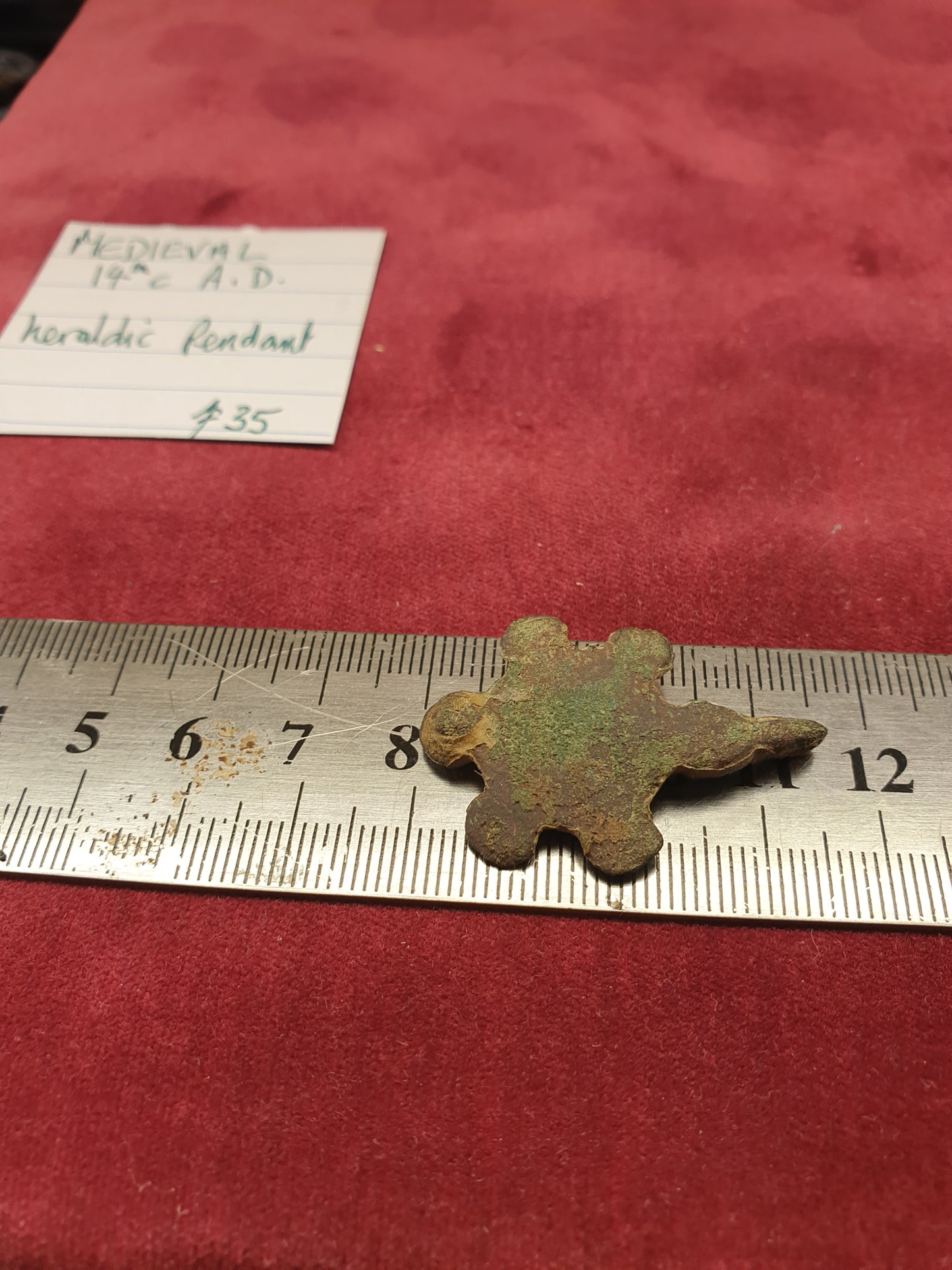 Medieval 14th C A.D Heraldic Pendant