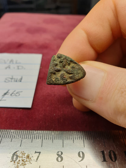 Medieval 14th C A.D Heraldic Stud