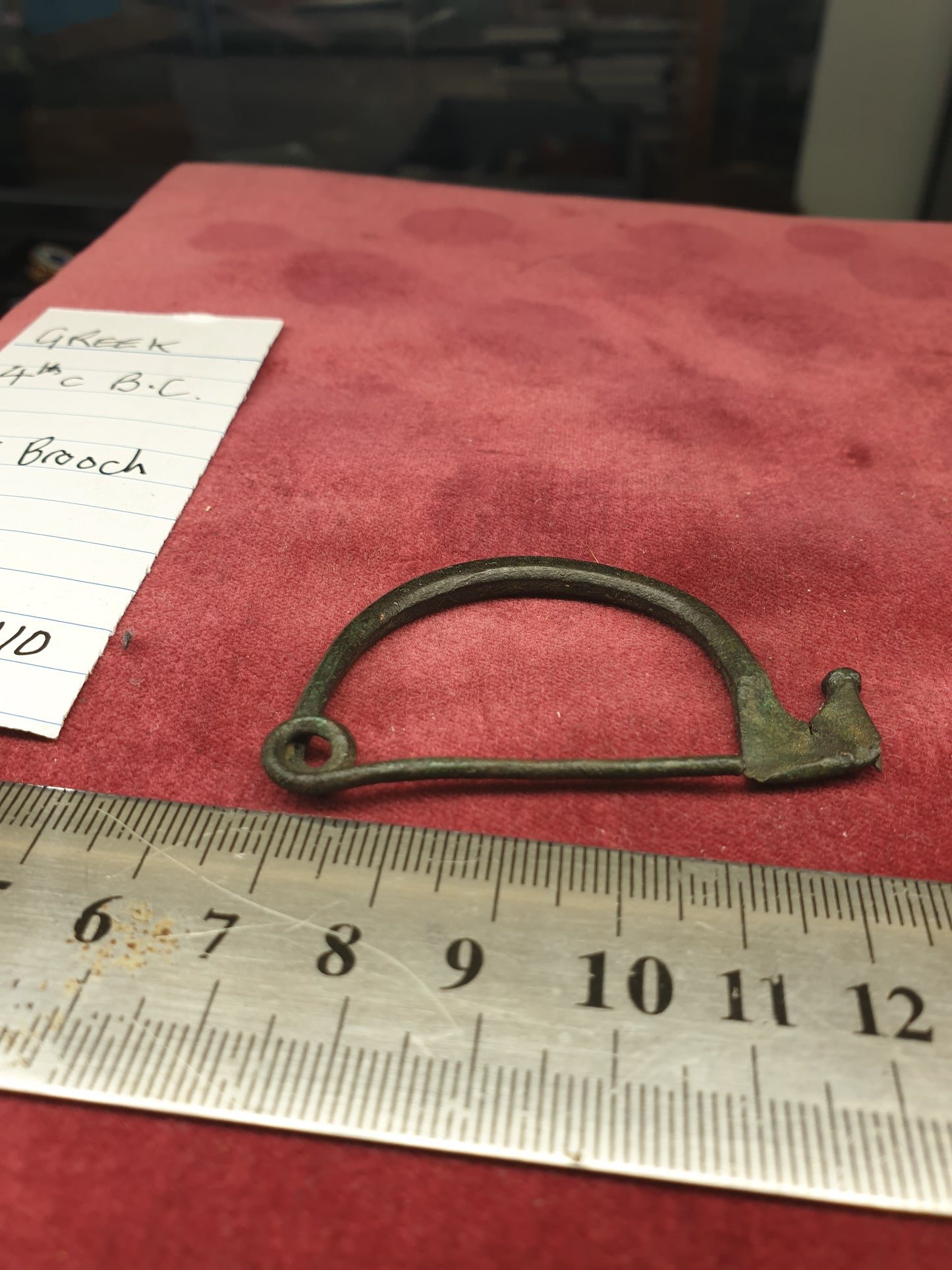 Greek 4th C B.C Bow Brooch