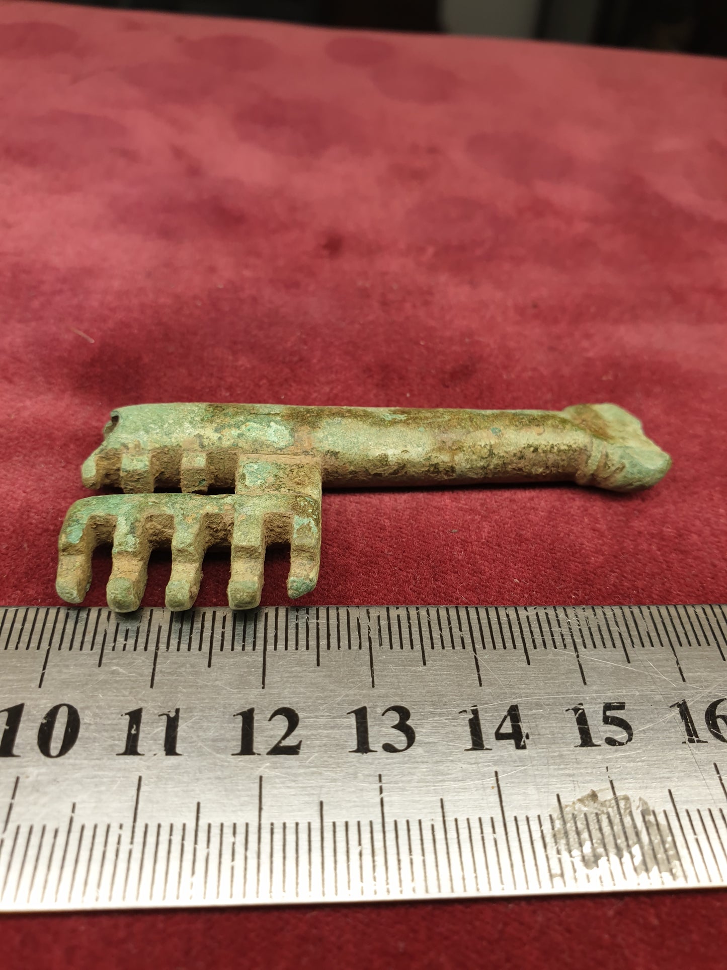 Medieval 14th C A.D. Bronze Key