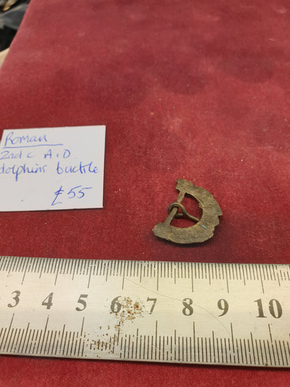 Roman 2nd C A.D Dolphins Buckle