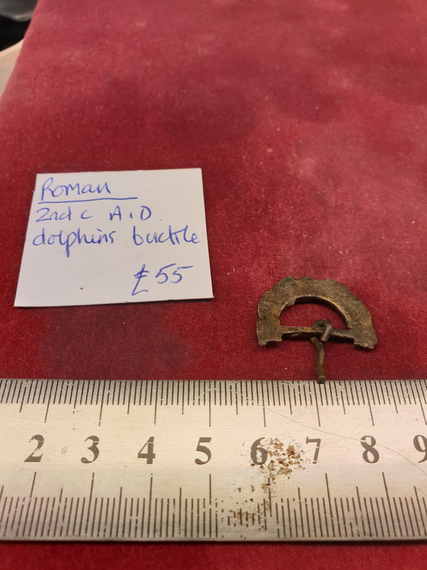 Roman 2nd C A.D Dolphins Buckle
