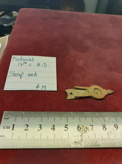 Medieval 14th C A.D Strap End