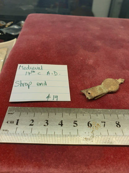 Medieval 14th C A.D Strap End