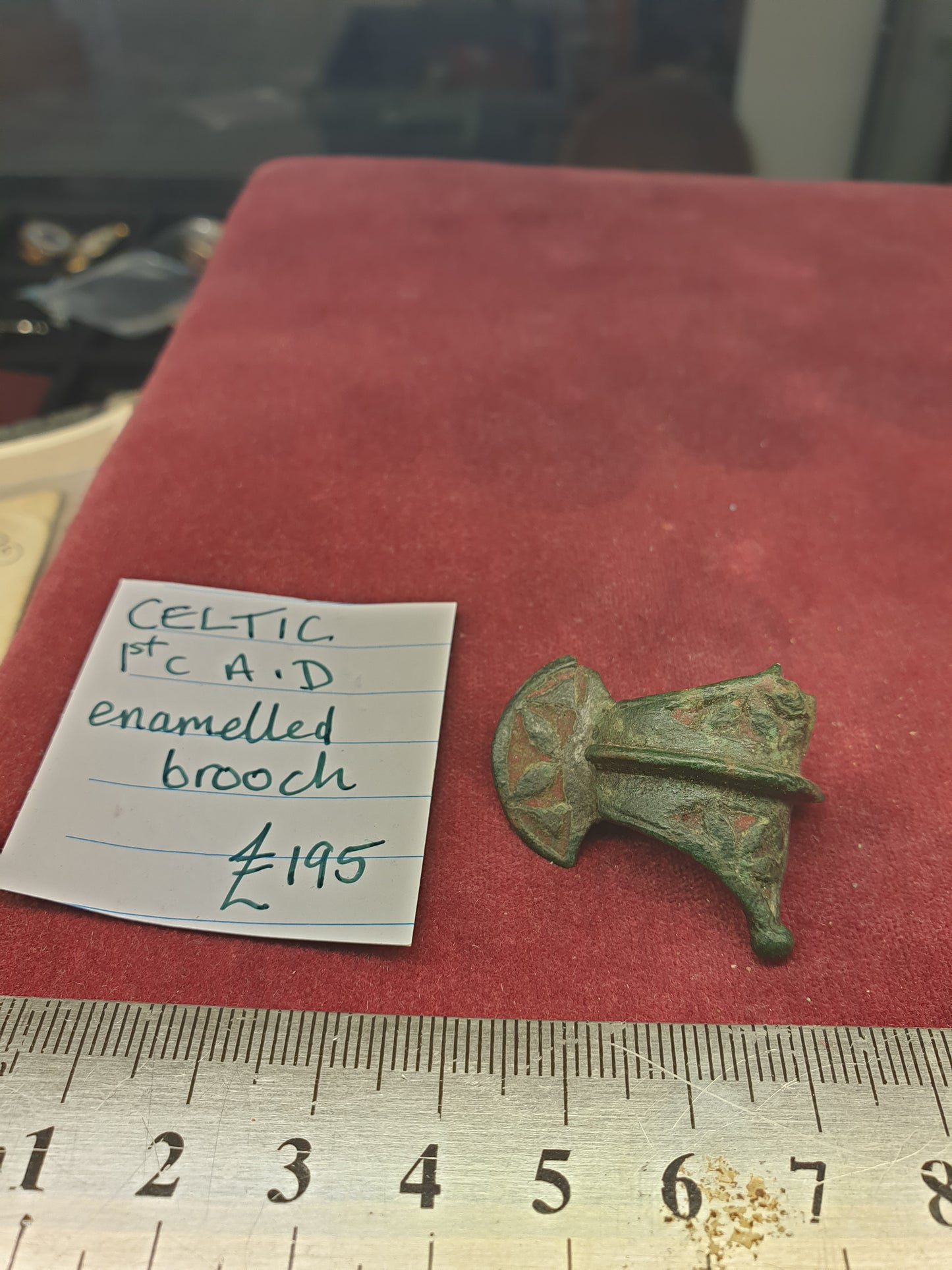 Celtic 1st C A.D Enamelled Brooch