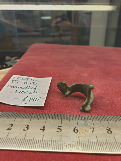 Celtic 1st C A.D Enamelled Brooch