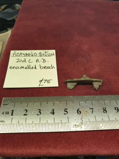Romano British 2nd C A.D Enamelled Brooch