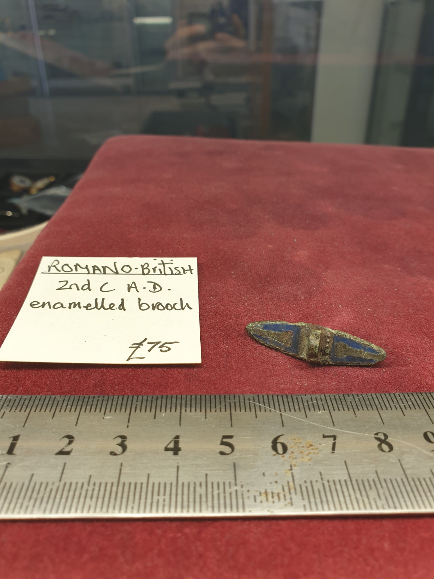 Romano British 2nd C A.D Enamelled Brooch