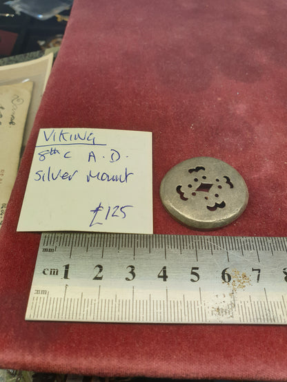 Viking 8th C A.D Silver Mount