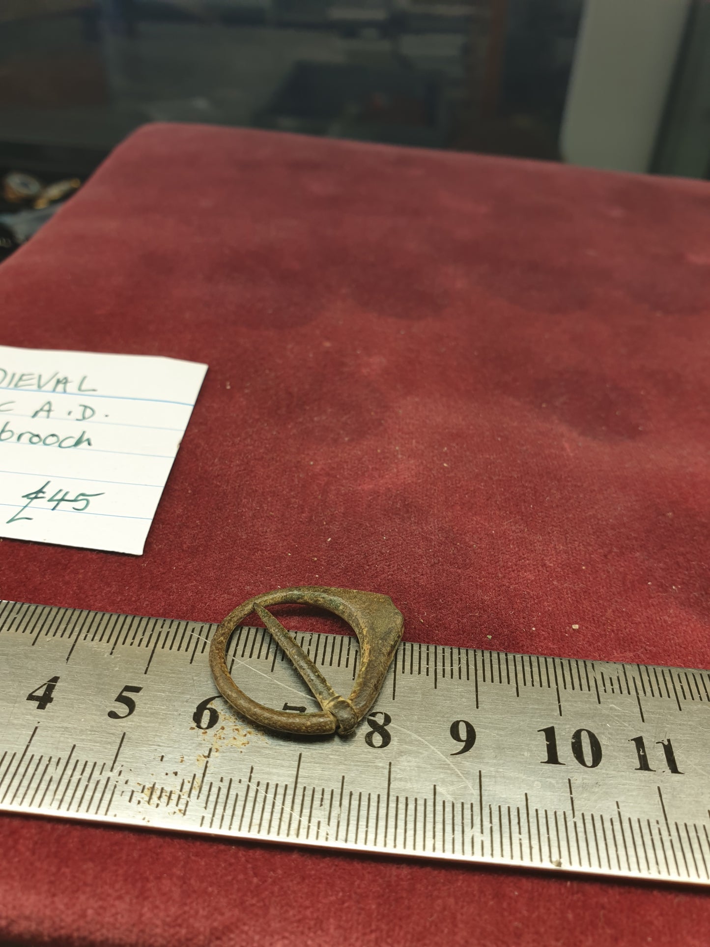 Medieval 14th C A.D Ring Brooch