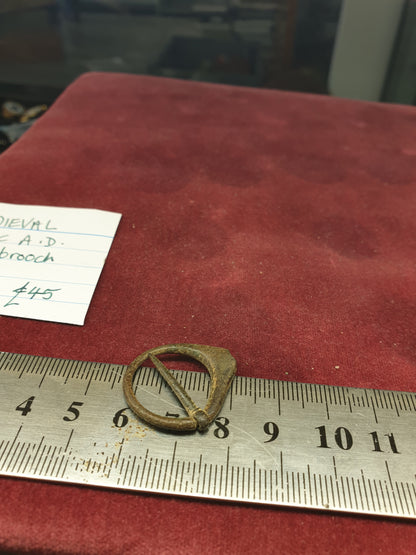 Medieval 14th C A.D Ring Brooch