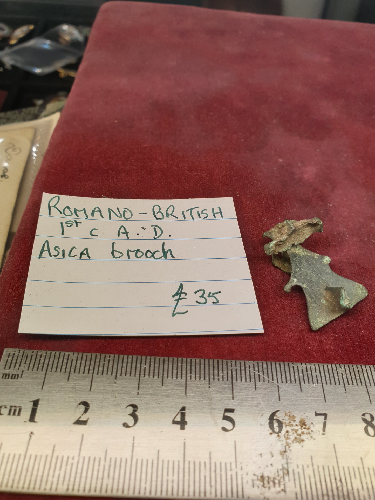 Romano British 1st C A.D Asica Brooch