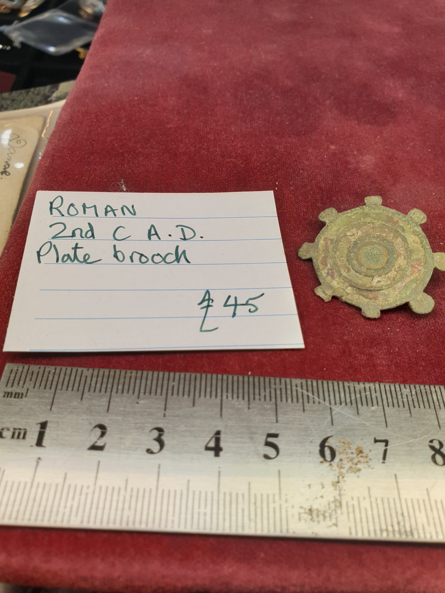 Roman 2nd C A.D Plate Brooch