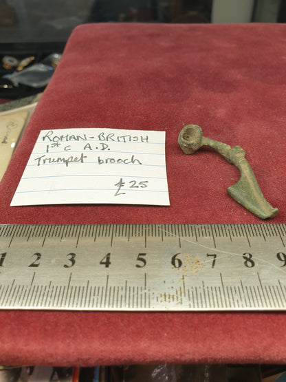 Roman British 1st C A.D Trumpet Brooch