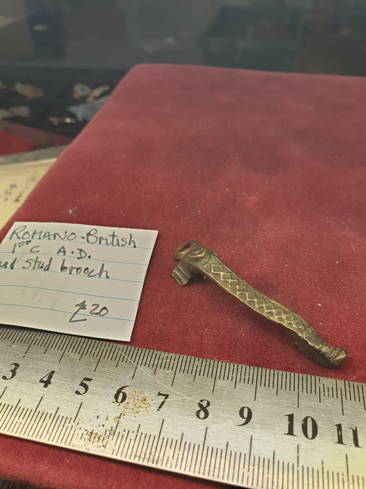 Romano British 1st C A.D Head Stud Brooch