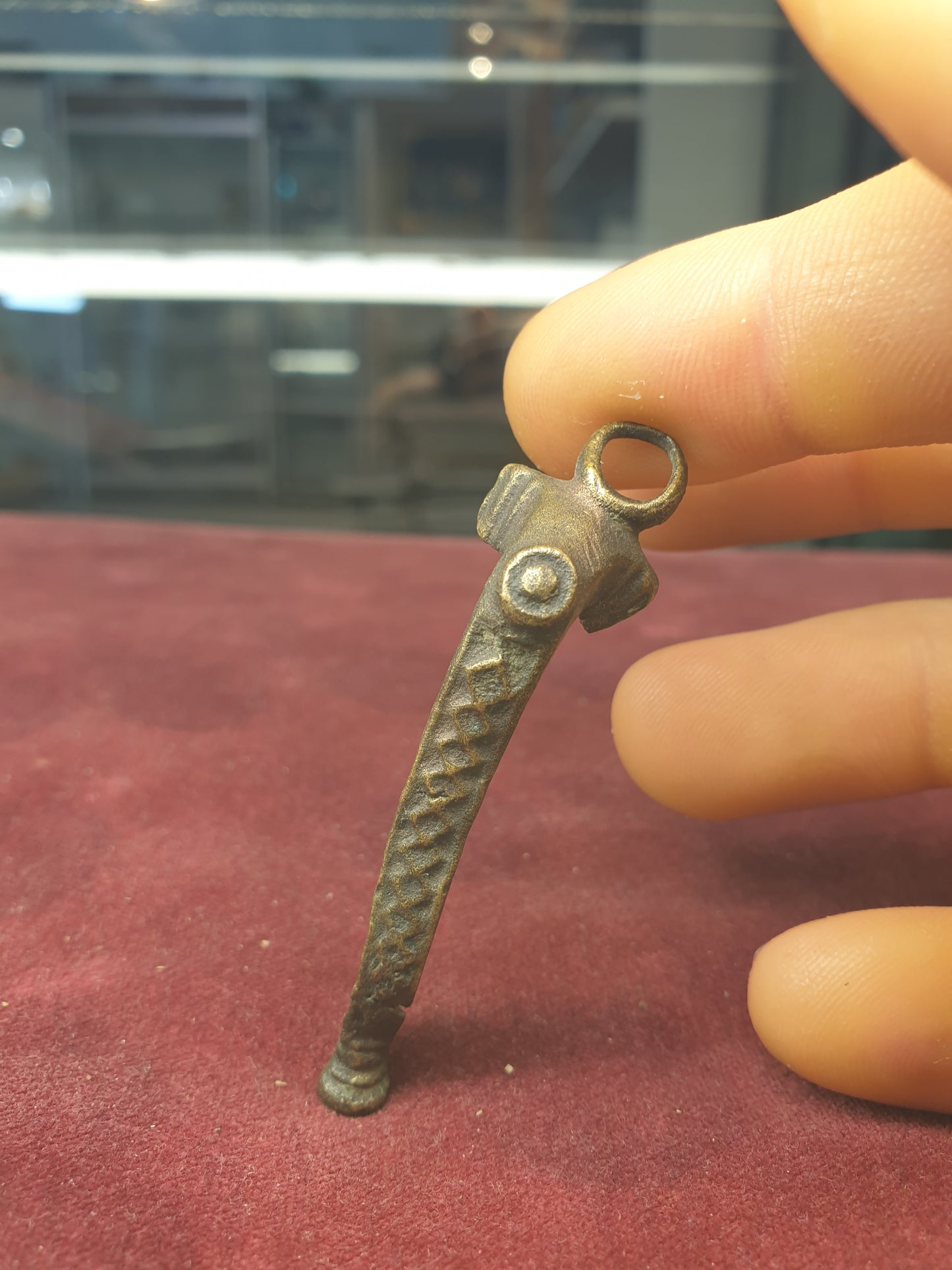 Romano British 1st C A.D Head Stud Brooch