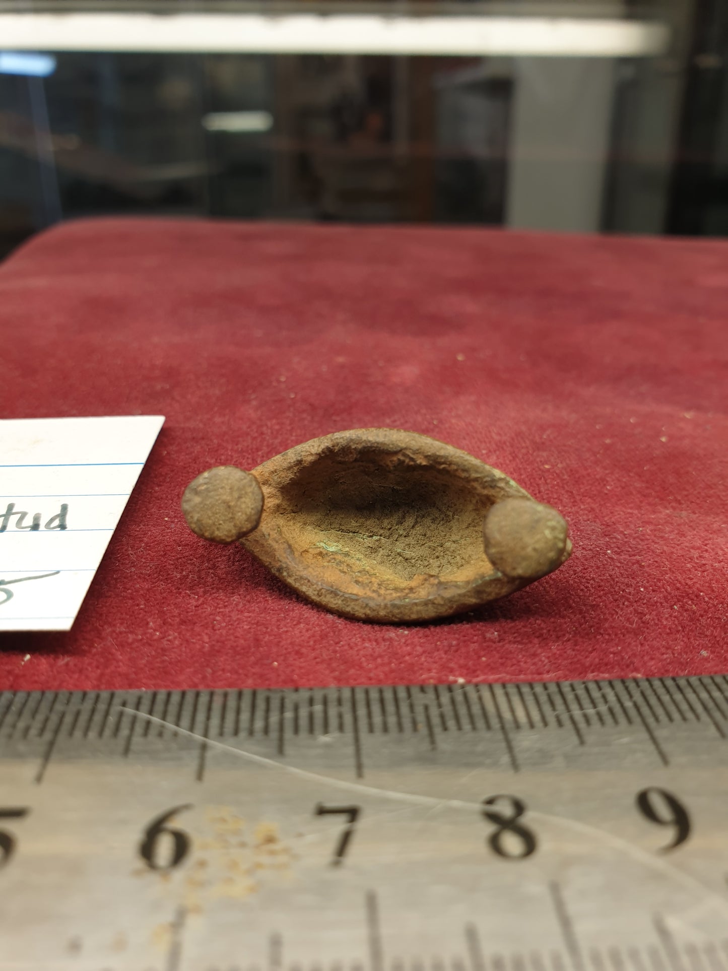 Celtic 1st C A.D. Bronze Volva Stud