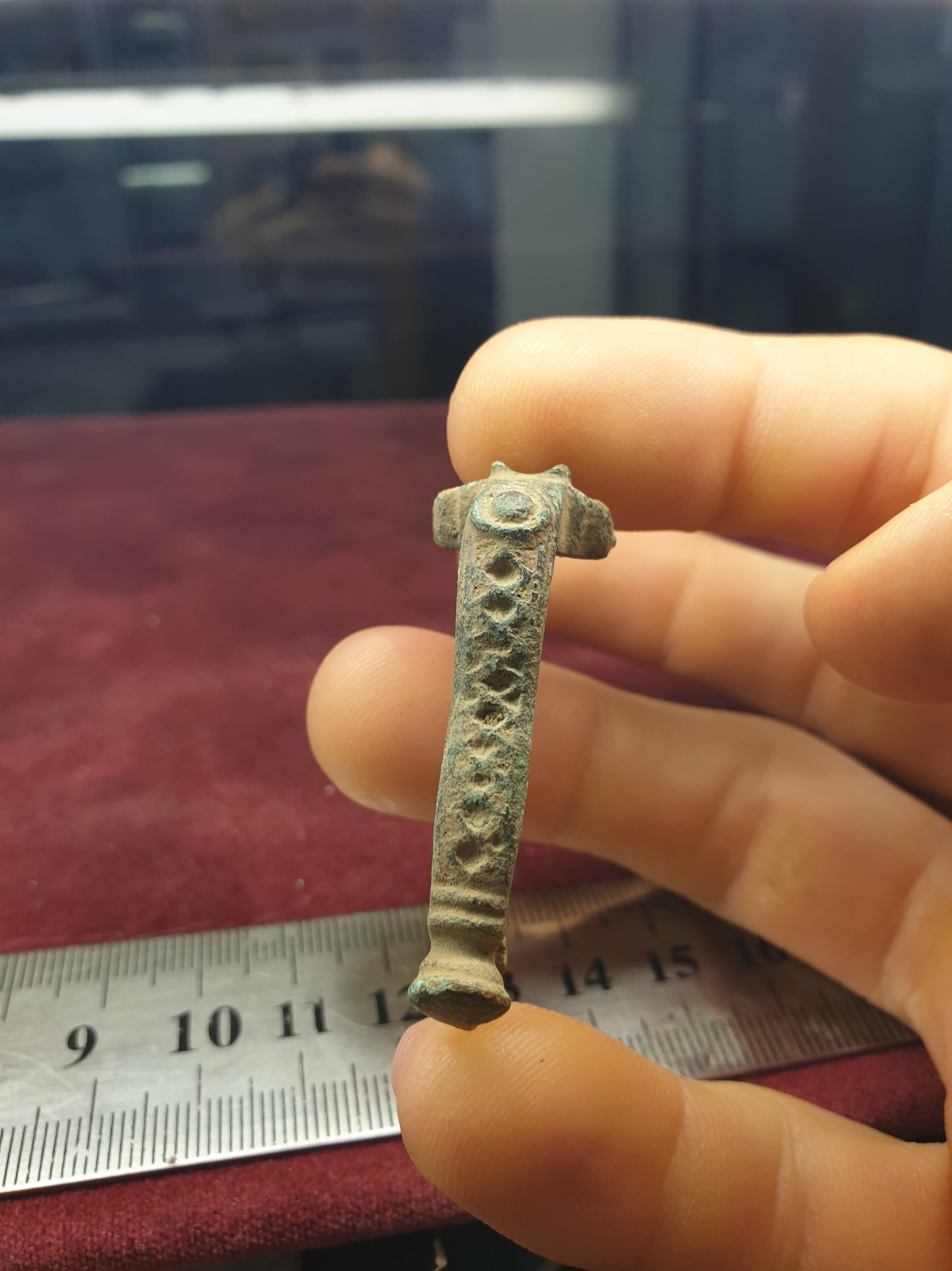 Roman 1st C A.D Head Stud Brooch