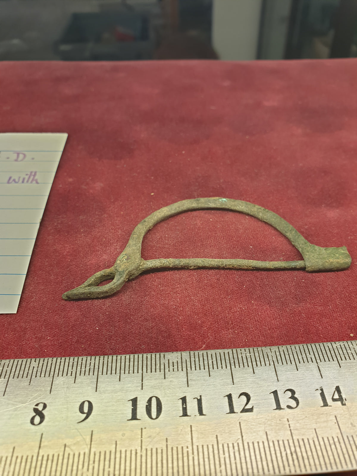 Roman 1st C A.D Bow Brooch with Tweezers
