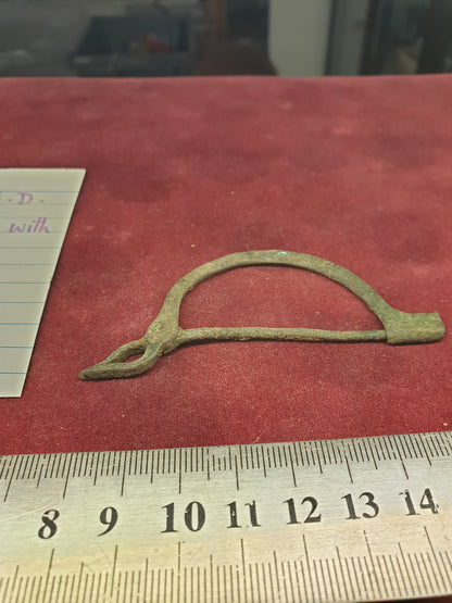 Roman 1st C A.D Bow Brooch with Tweezers