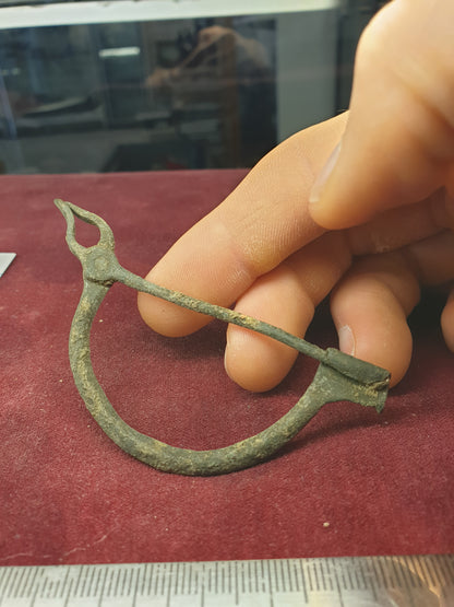 Roman 1st C A.D Bow Brooch with Tweezers