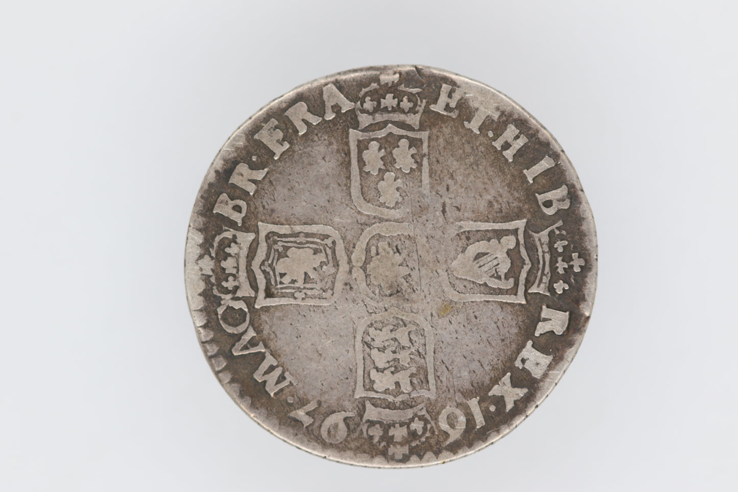 William III 1697 Sixpence