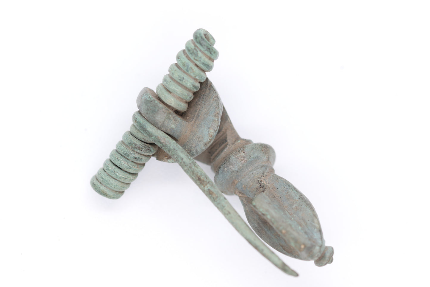 Romano Celtic 1st C A.D Bronze Trumpet Brooch