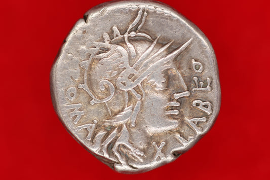 Roma Helmeted Q Fabius Labeo 10 Asses