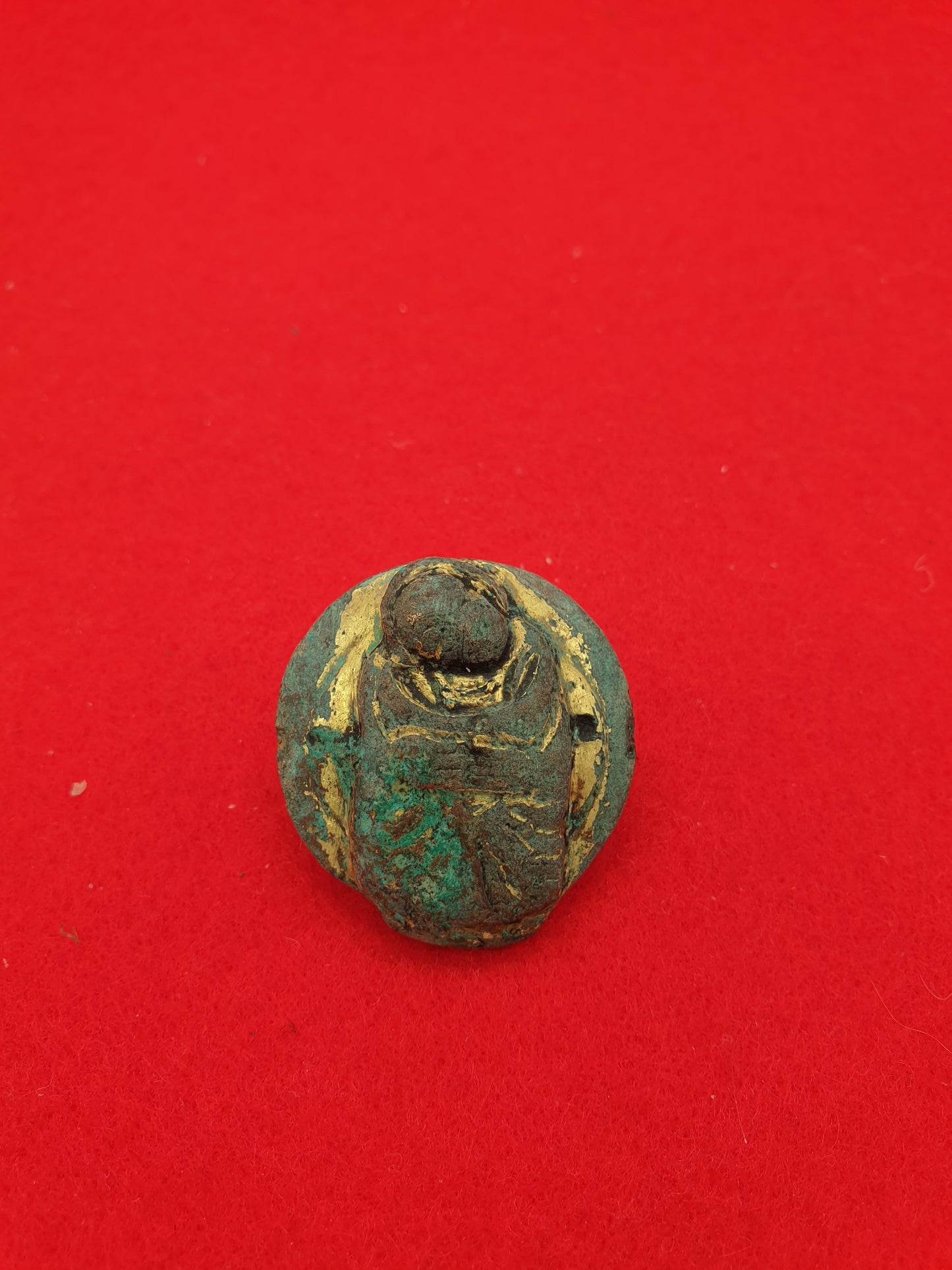 Medieval 14th C A.D Gilt Bronze Saint Altar Mount