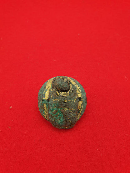 Medieval 14th C A.D Gilt Bronze Saint Altar Mount